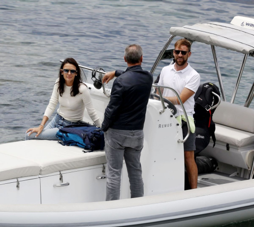 Olga Fonda Boarding a Boat in Ibiza 2