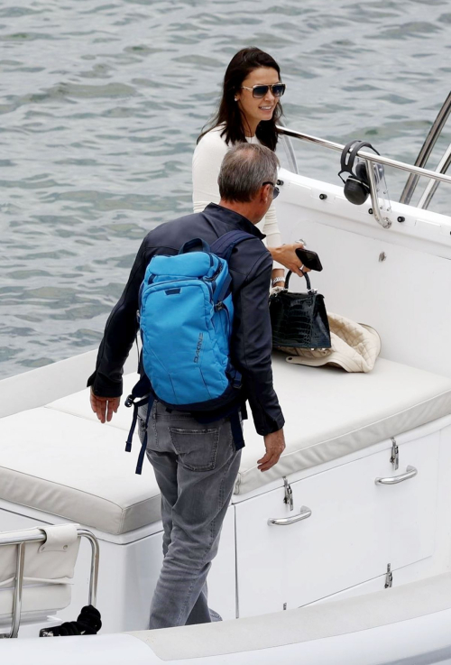 Olga Fonda Boarding a Boat in Ibiza 6