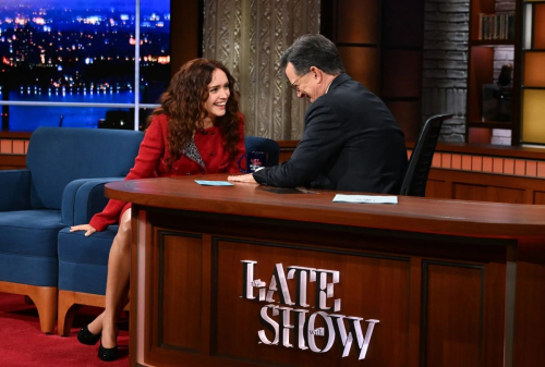 Olivia Cooke at Late Show with Stephen Colbert in New York 2