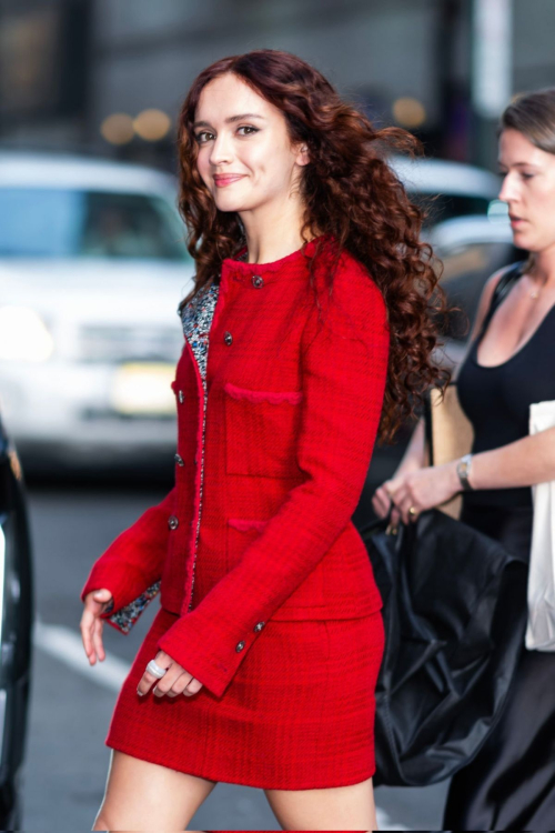 Olivia Cooke at Late Show with Stephen Colbert in New York 3