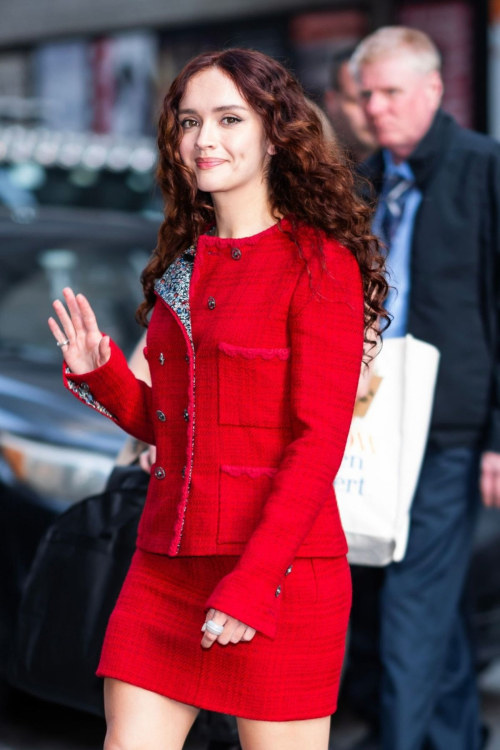 Olivia Cooke at Late Show with Stephen Colbert in New York 4