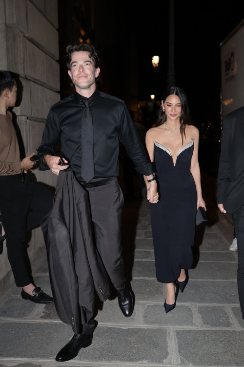 Olivia Munn and John Mulaney Leave Vogue World Afterparty in Paris 2