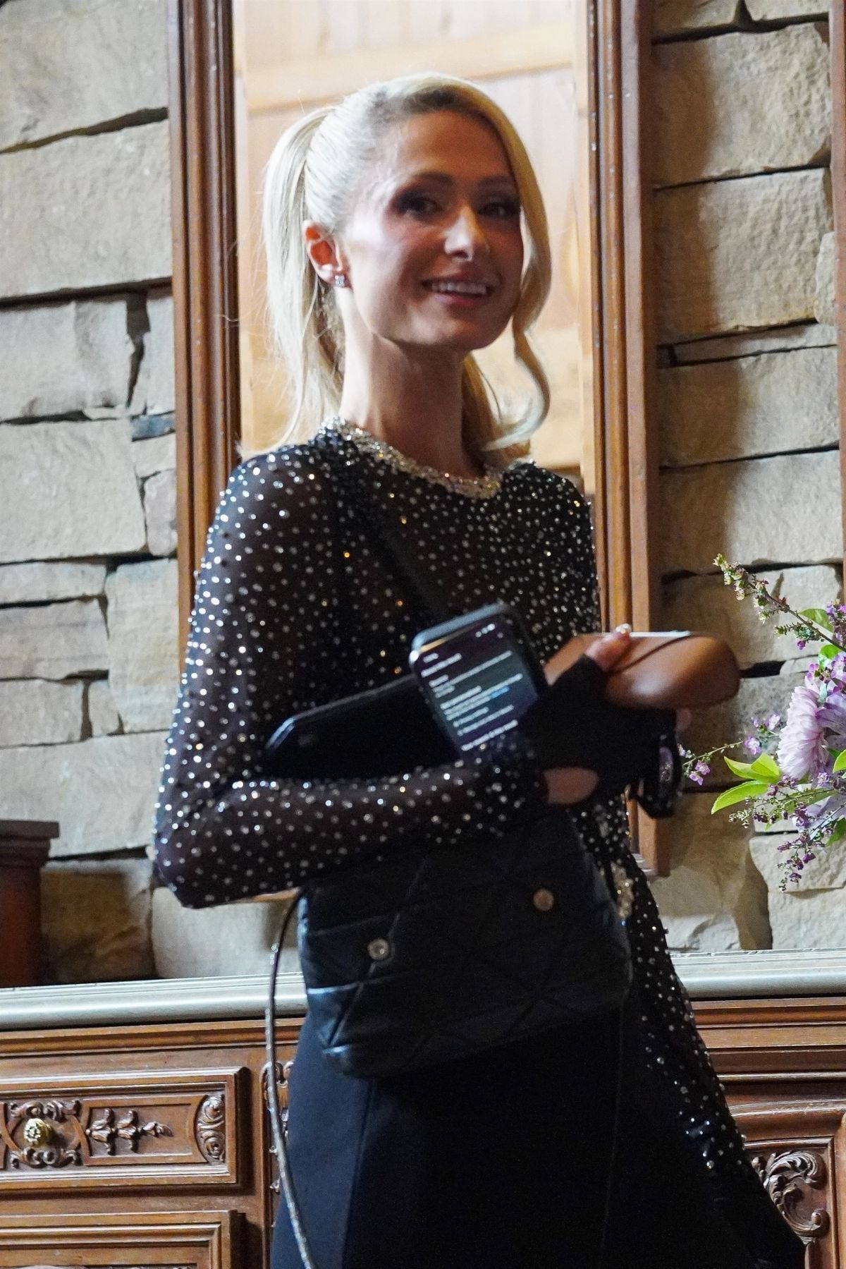 Paris Hilton Taking a Break from Business Meetings in Park City