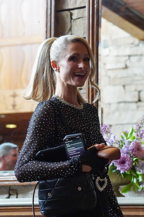 Paris Hilton Taking a Break from Business Meetings in Park City 4