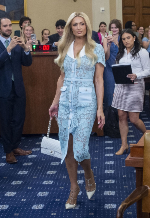 Paris Hilton Testifies on Child Welfare House Committee Hearing Washington DC 4