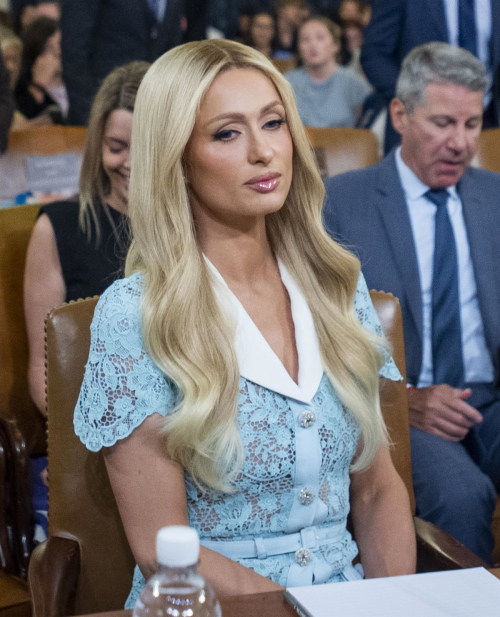 Paris Hilton Testifies on Child Welfare House Committee Hearing Washington DC 5