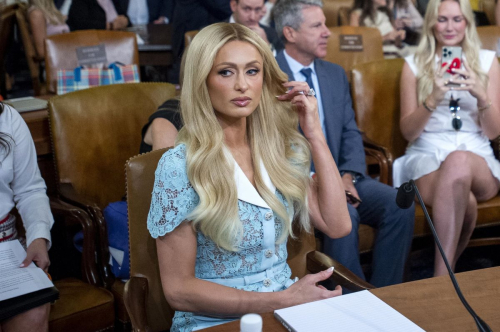 Paris Hilton Testifies on Child Welfare House Committee Hearing Washington DC 6