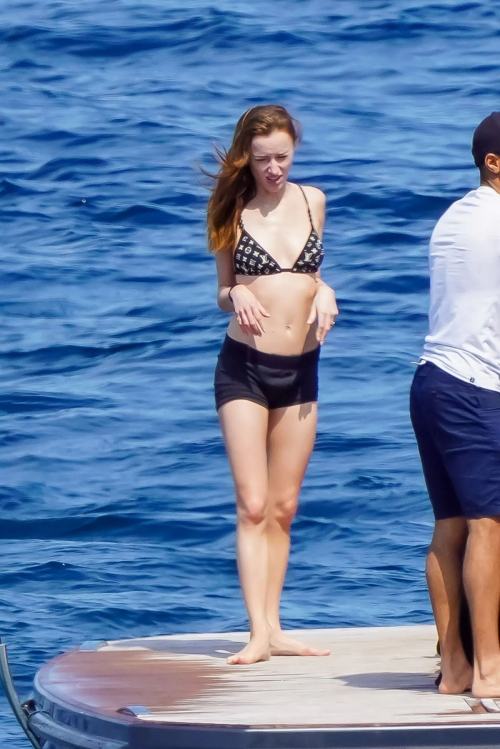 Phoebe Dynevor in Bikini at a Yacht in St. Tropez 6