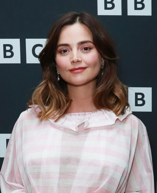 Pregnant Jenna Coleman The Jetty Photocall London 1