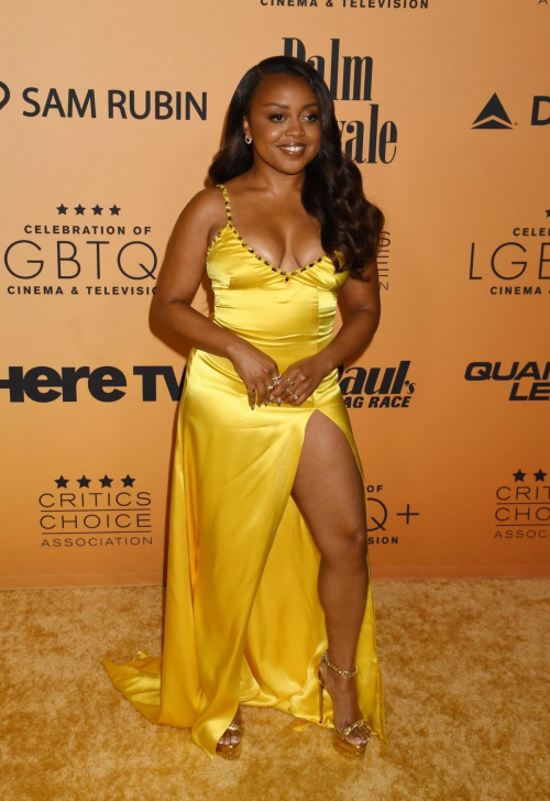 Quinta Brunson at Critics Choice Associations Celebration of LGBTQ+ Cinema and Television in Century City 1