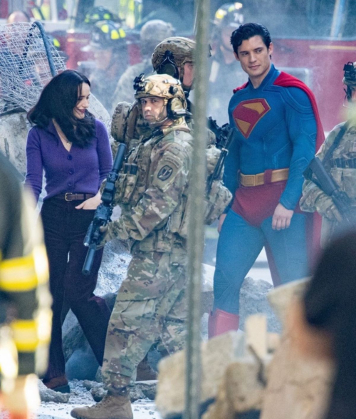 Rachel Brosnahan on Set of Superman in Cleveland 2