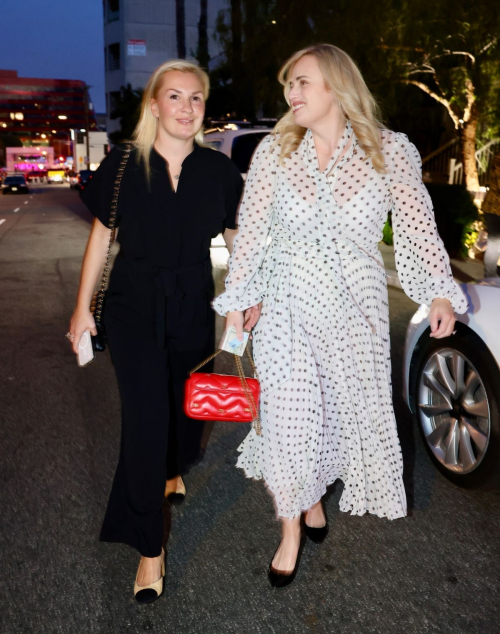 Rebel Wilson and Ramona Agruma Leaves Dinner Date at San Vicente Bungalows in West Hollywood 1