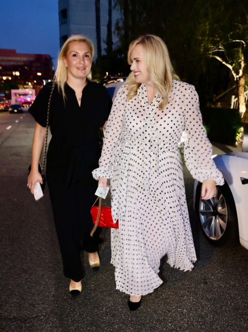 Rebel Wilson and Ramona Agruma Leaves Dinner Date at San Vicente Bungalows in West Hollywood 2