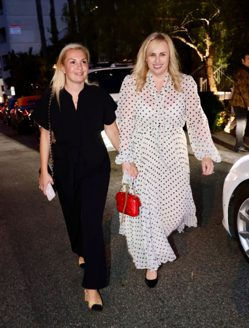 Rebel Wilson and Ramona Agruma Leaves Dinner Date at San Vicente Bungalows in West Hollywood 5