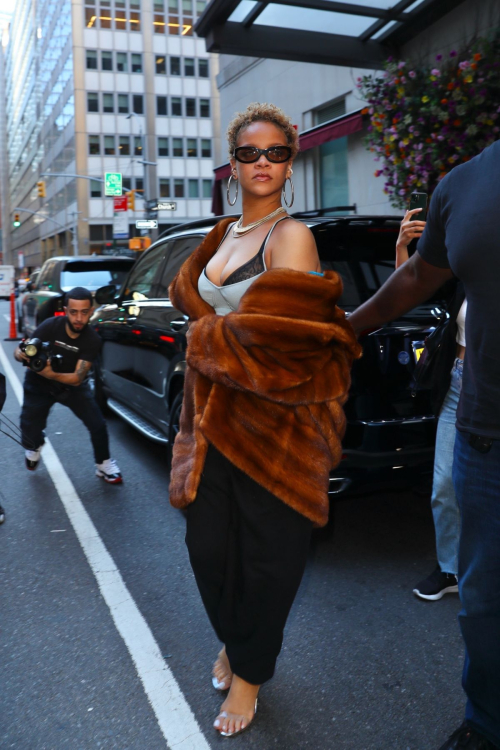 Rihanna at Launch of Fenty Hair in New York 6