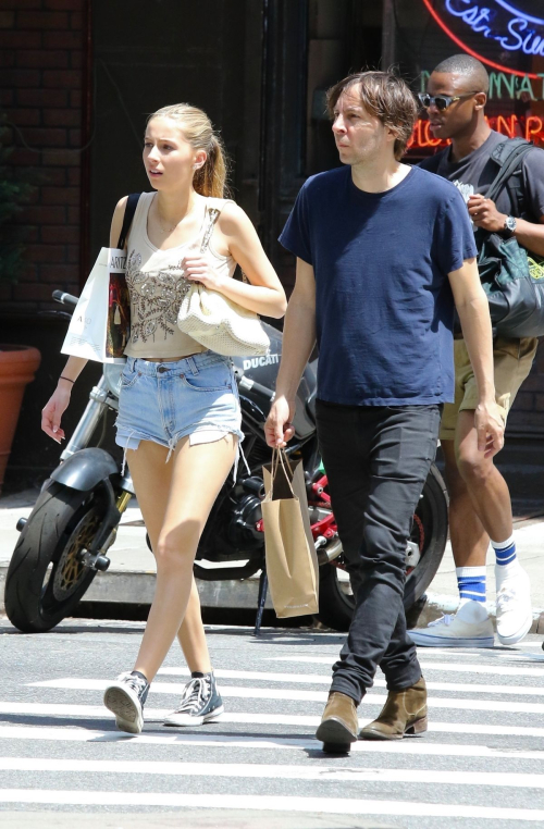 Romy Mars Out with Her Father Thomas Mars in New York 4