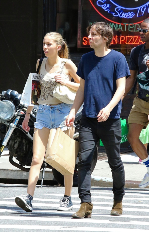 Romy Mars Out with Her Father Thomas Mars in New York 5