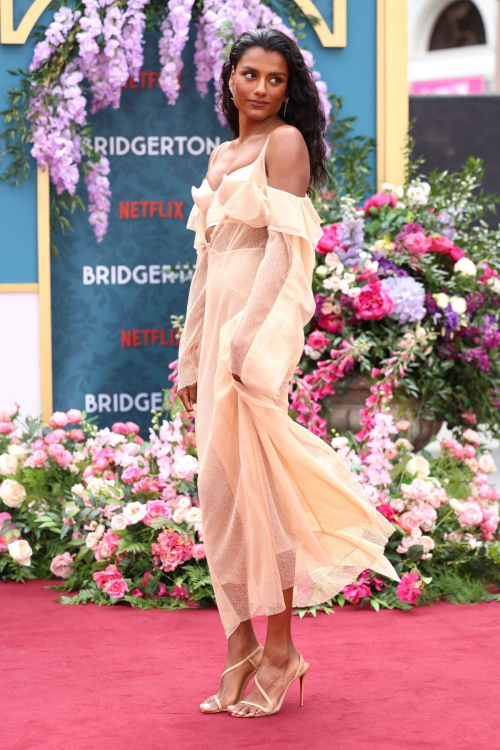 Simone Ashley at Bridgerton Season 3 Part Two Special Screening at Odeon Luxe Leicester Square in London 4