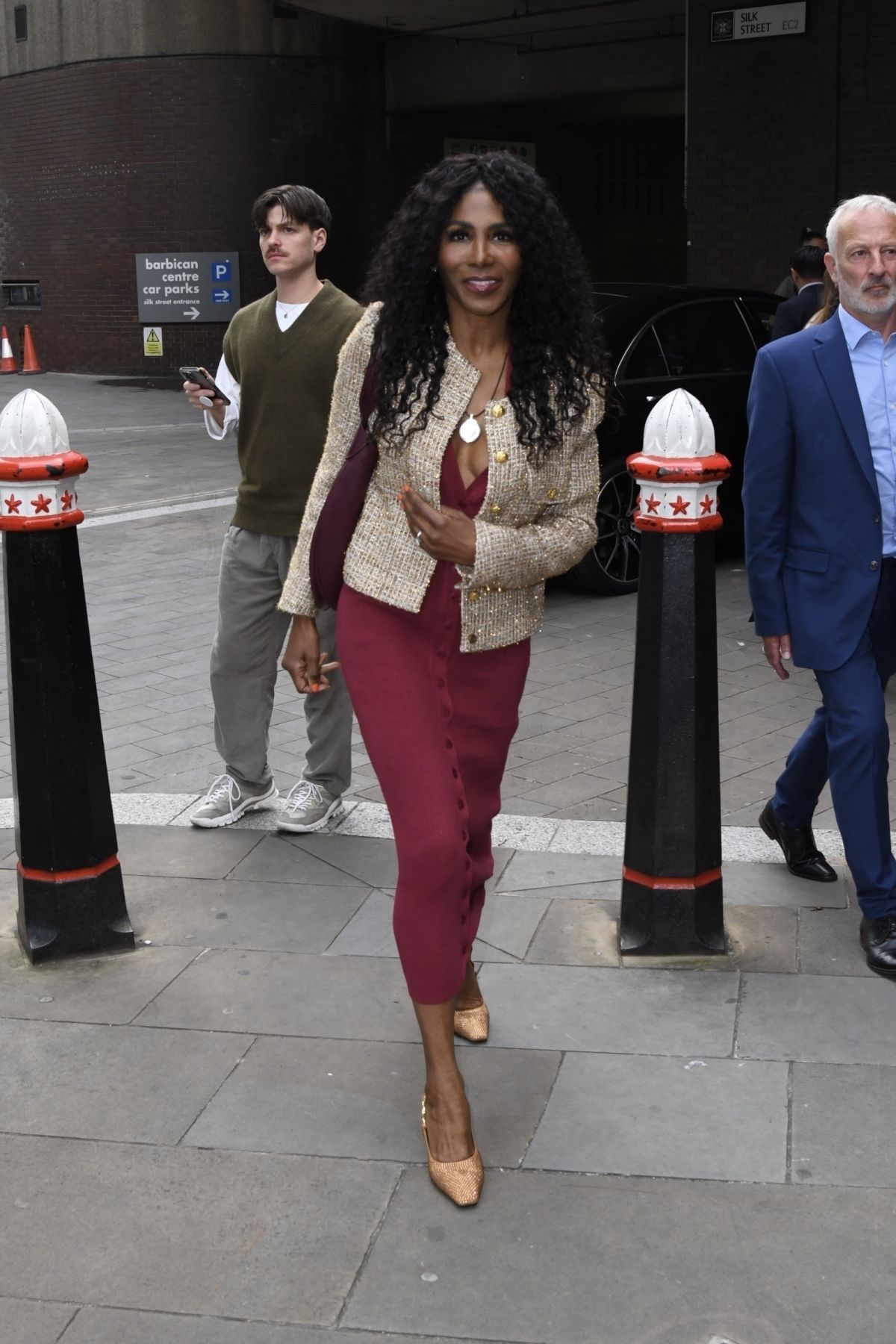 Sinitta Arrives at Kiss Me Kate Press Night in London