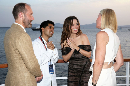 Sophia Bush at iHeartMedia and MediaLink Dinner at Cannes Lions Festival in Cap d