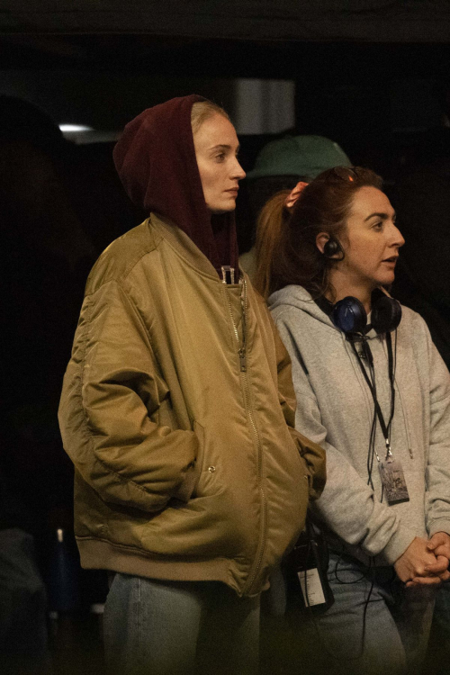 Sophie Turner on the Set of New Thriller Series Haven in London 3