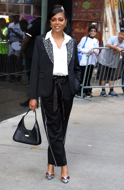 Taraji P Henson Arrives at Good Morning America Show in New York 1