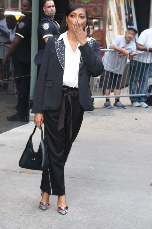 Taraji P Henson Arrives at Good Morning America Show in New York 3