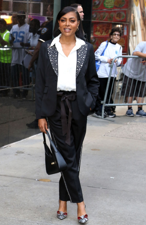 Taraji P Henson Arrives at Good Morning America Show in New York 4