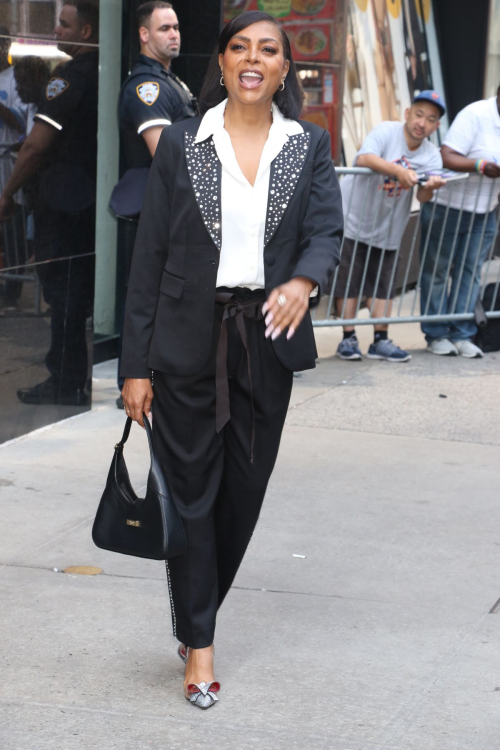 Taraji P Henson Arrives at Good Morning America Show in New York 5