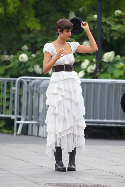 Taylor Hill Shooting a Video in Washington Square Park in New York 6