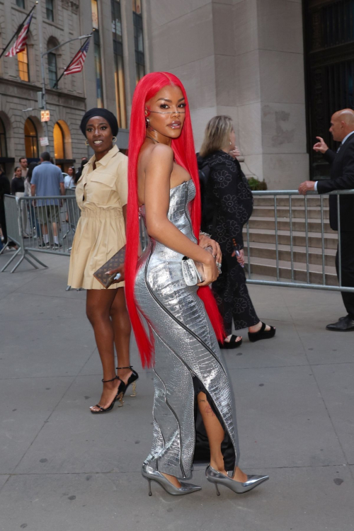 Teyana Taylor Arrives at a MAC Event in New York - June 2024 3