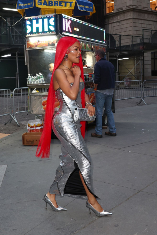 Teyana Taylor Arrives at a MAC Event in New York - June 2024 4