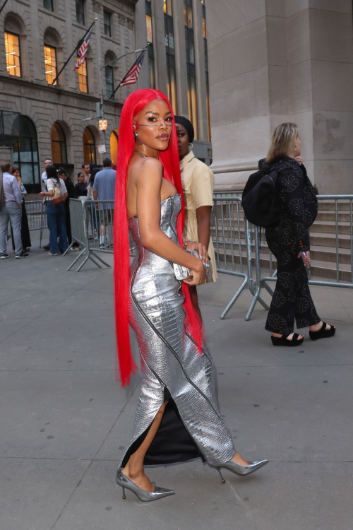 Teyana Taylor Arrives at a MAC Event in New York - June 2024 5