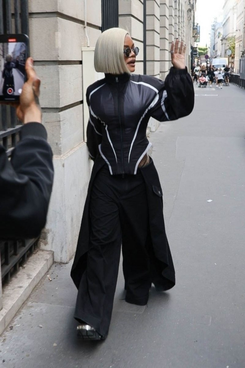 Teyana Taylor Arrives at Vogue World: Paris at Place Vendome 2