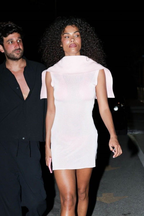 Tina Kunakey Jacquemus Afterparty Capri