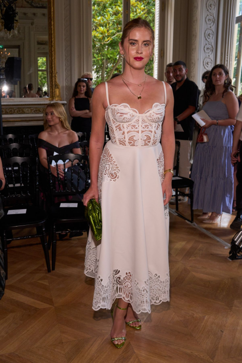 Valentina Ferragni at Zuhair Murad Haute Couture Fall/Winter Show at Paris Fashion Week 2