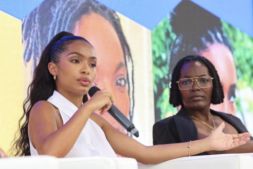 Yara Shahidi and Keri Shahidi at Panel on Black Women's Health at Cannes Lions Cannes