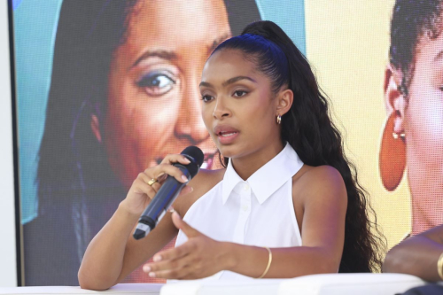 Yara Shahidi and Keri Shahidi at Panel on Black Women