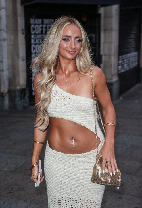 Abi Moores Arrives at St. Moriz Summer Party at Jin Bo Law in London 2