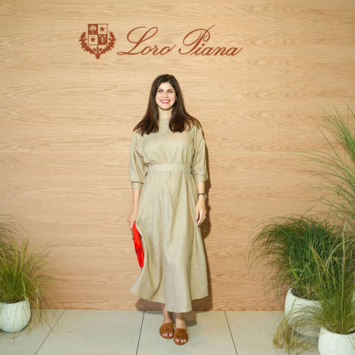 Alexandra Daddario at Loro Piana Celebrates Its Resort Collection Southampton