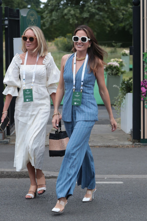 Alexandra Felstead Arrives at 2024 Wimbledon Tennis Championships