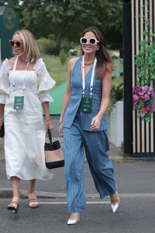 Alexandra Felstead Arrives at 2024 Wimbledon Tennis Championships 1