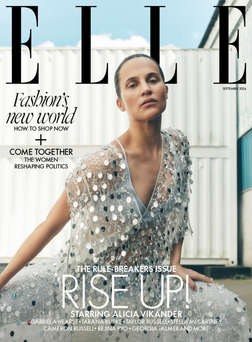 Alicia Vikander for Elle UK September Issue 1