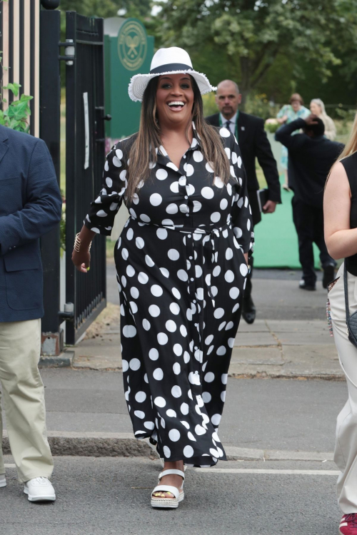 Alison Hammond Arrives at 2024 Wimbledon Tennis Championships 1