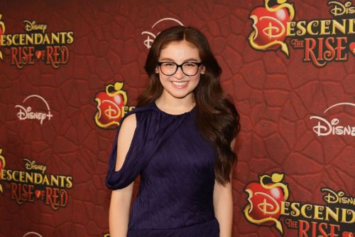 Anna Cathcart attends Descendants: The Rise Of Red Premiere 2024 at Walt Disney Studios in Burbank 4