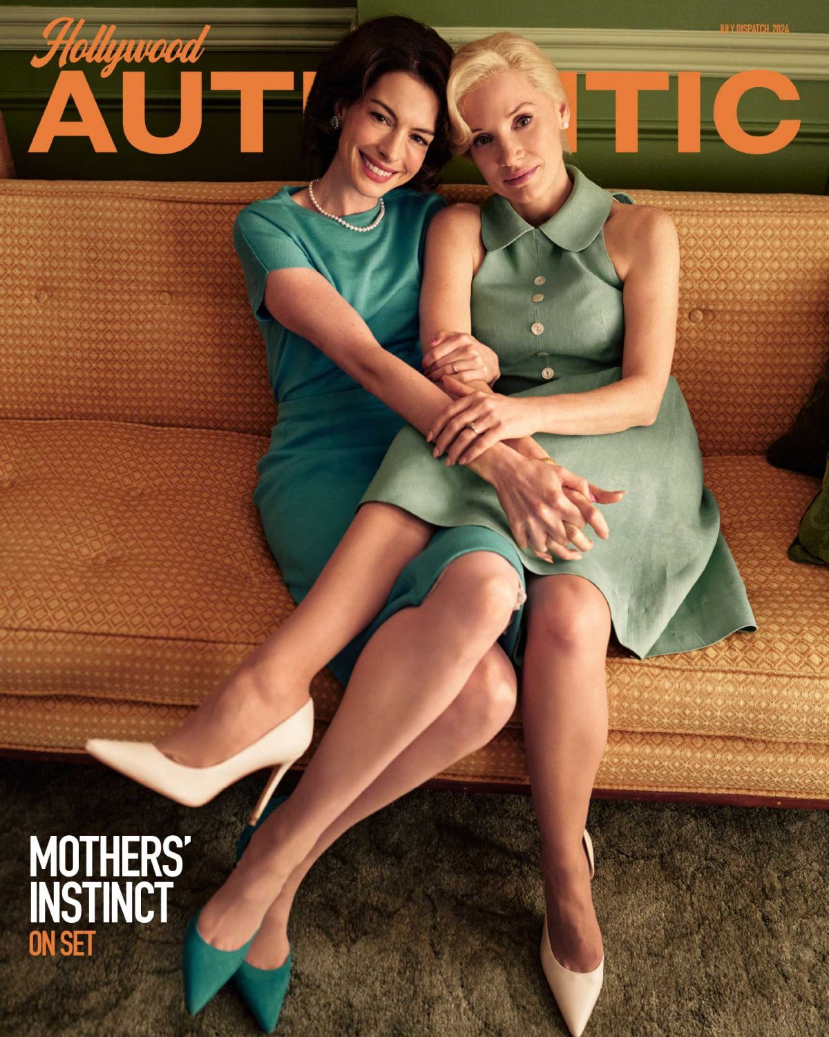 Anne Hathaway and Jessica Chastain Photoshoot for Hollywood Authentic, July 2024