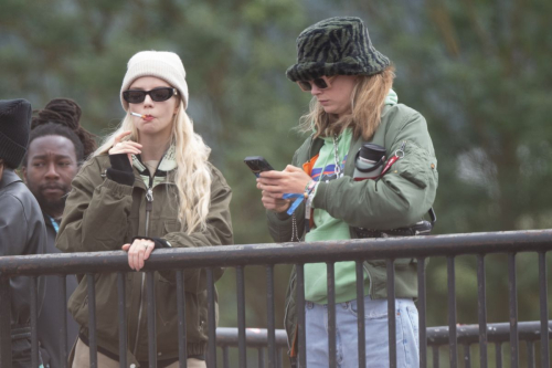 Anya Taylor-Joy Cara Delevingne Glastonbury Festival 2024 3