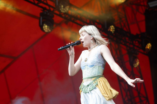 Aurora Performs at Roskilde Festival Denmark 2