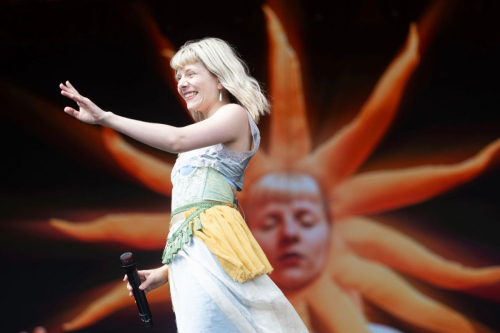 Aurora Performs at Roskilde Festival Denmark 3