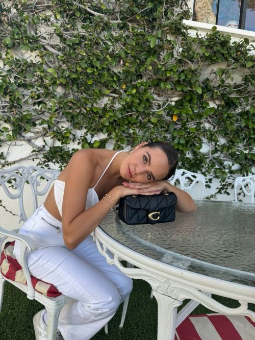 Bailee Madison seen in White Dress Shares Photos her Instagram, July 2024